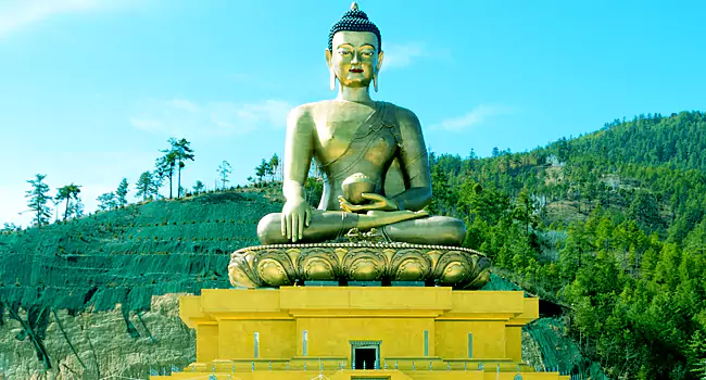 buddhist temple in bhutan