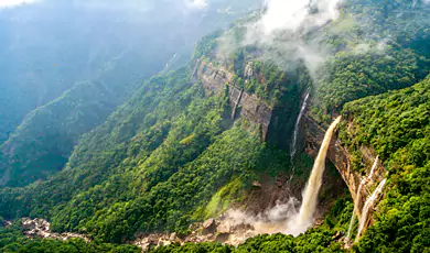 nohkalikai falls cherrapunjee