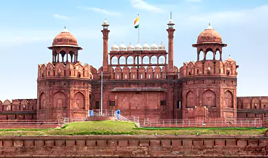 red fort , delhi