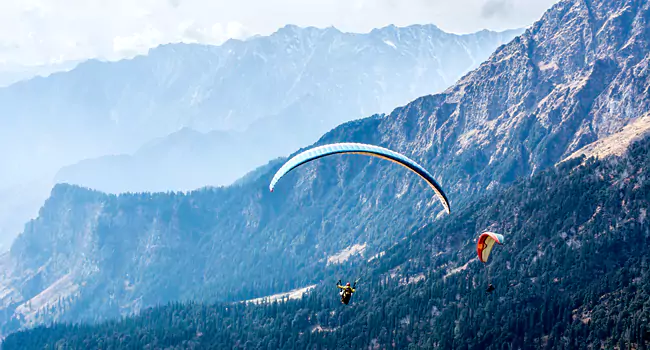 solang valley (paragaliding)