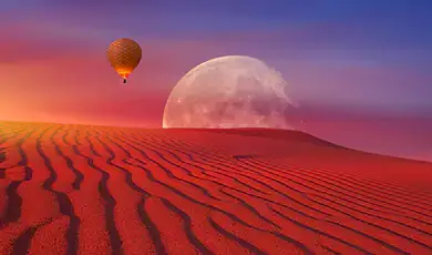 hot air balloon ride