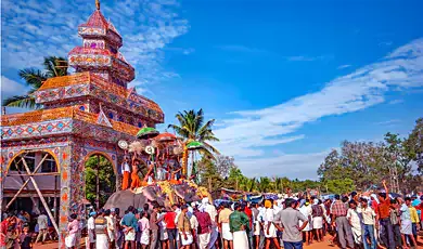 kerala temple festival