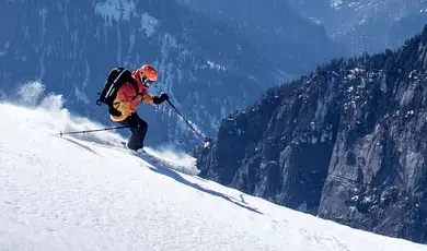 Skiing Manali