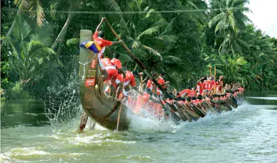 snake boat racing in alleppey