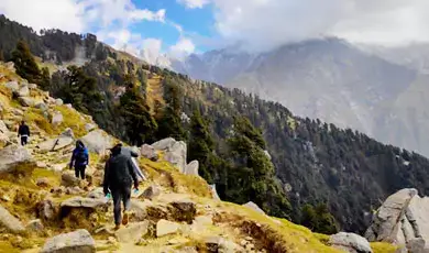 Triund Hill in Dharamshala