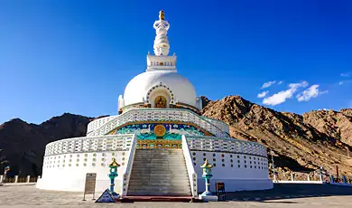 visit leh shanti stupa